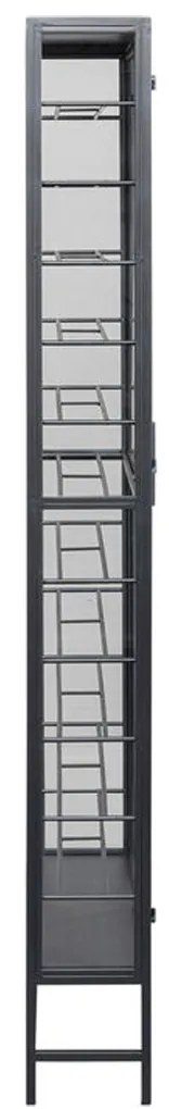 Glazen Wijnkast Vitrine - 75x20x180cm.