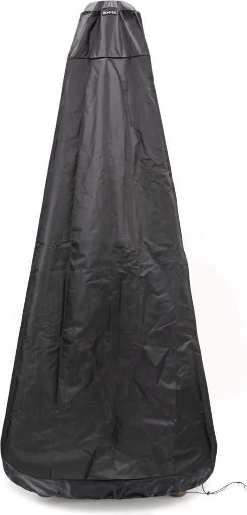 BonFeu Premium Beschermhoes Medium - Vuurschaal&amp;BonBiza Barbecue - PVC - Zwart - Weerbestendig - Trekkkoord