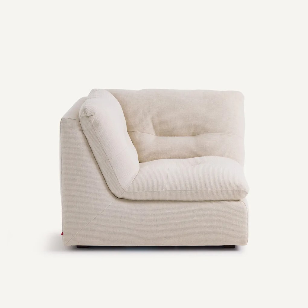 Modulaire 90° hoek in gerecycled katoen, GIULIANO