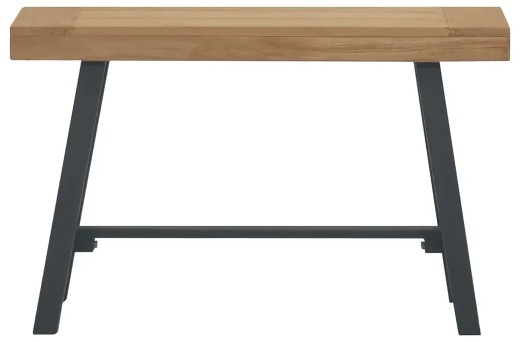 vidaXL Bankje 80 cm massief teakhout