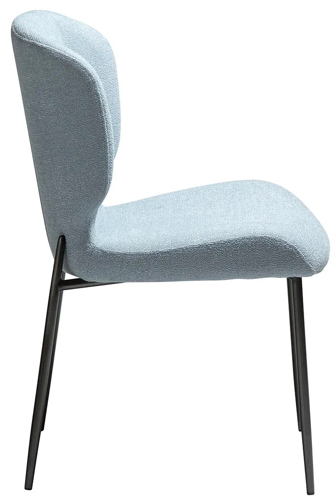 Dan-Form Glory Luxe Eetkamerstoel Blauw Boucle