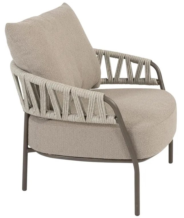 Taste by 4 Seasons Calma loungestoel terre Loungestoel   bruin weerbestendig