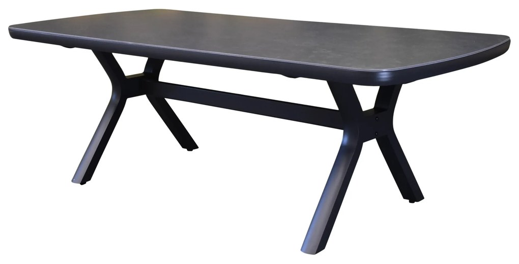 Vespera dining tuintafel 220x100xH74 cm antraciet