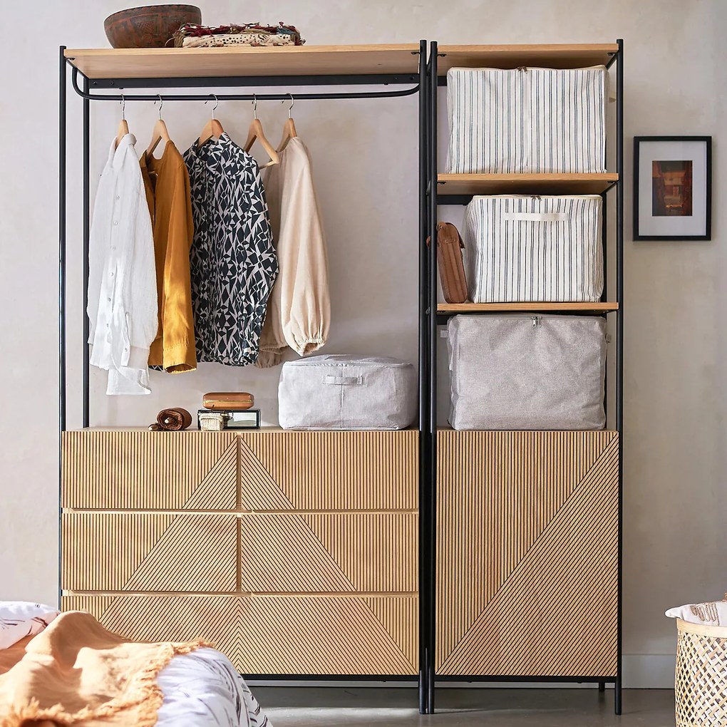 Dressing module, hanggedeelte + 5 lades, Lodge