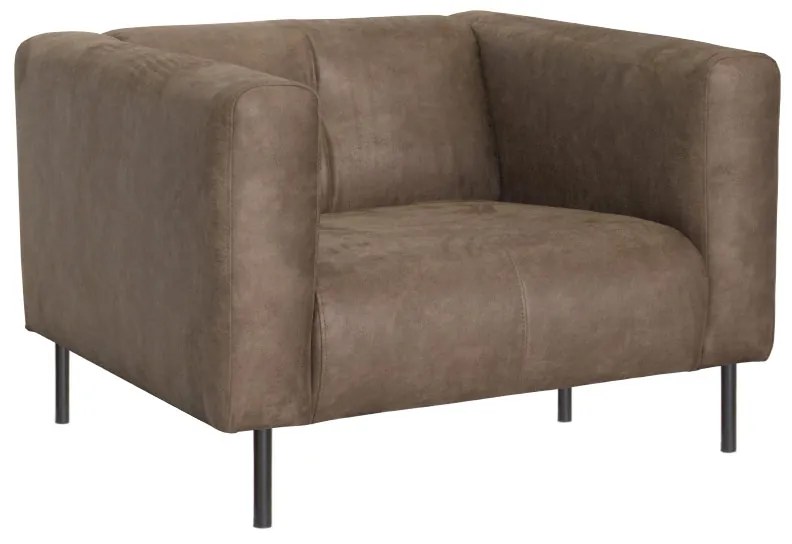 Fauteuil - Almada - leer Bull bruin 15