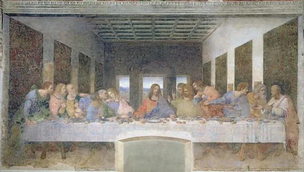 Leonardo da Vinci - Kunstdruk The Last Supper, 1495-97 (fresco), (40 x 22.5 cm)