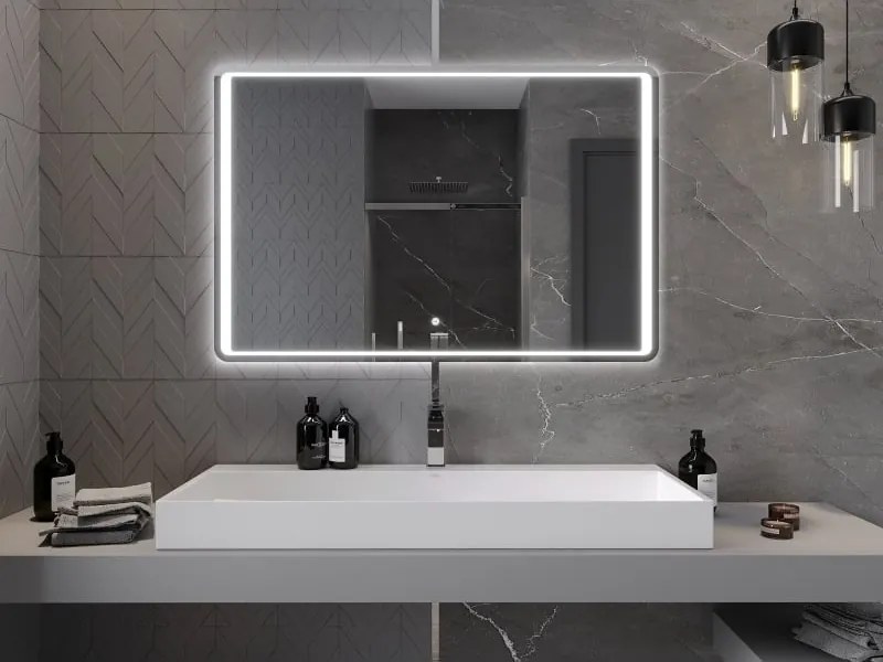 Mexen Zusa verlichte badkamerspiegel 120 x 80 cm, LED 6000K, anti-condens - 9808-120-080-611-00