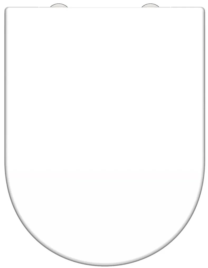 SCHÜTTE Toiletbril WHITE d-vormig duroplast
