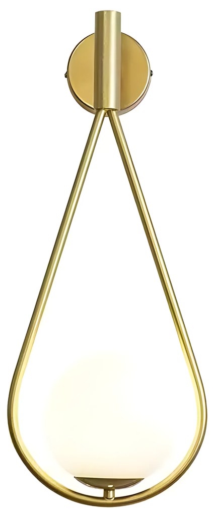Wandlamp G094-1W GOLD WHITE