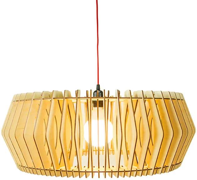 Bomerango Caeser lampenkap - Hout - Extra large Ø 68 cm- Hanglamp - Scandinavisch design - Hanglampen - Extra groot