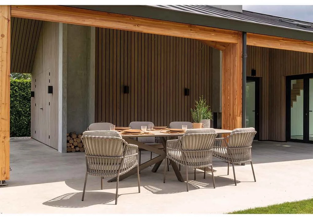 4 Seasons Capalbio tuinset 7-delig - Arizona tuintafel 240x120 cm