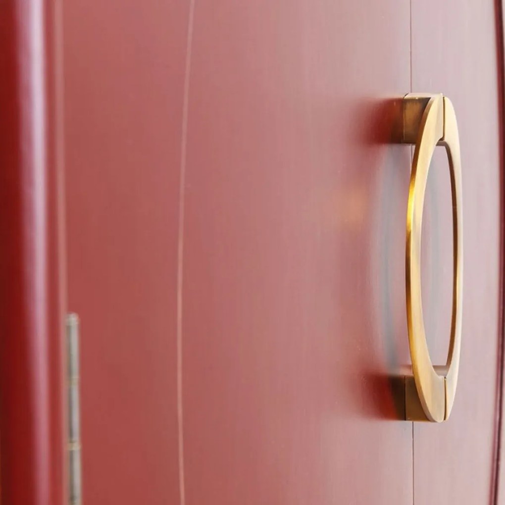 Kare Design Disk Bordeauxrode Kledingkast - 120x55x180cm.