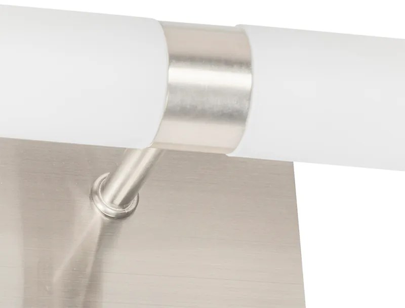 Moderne badkamer wandlamp staal IP44 2-lichts - Bath