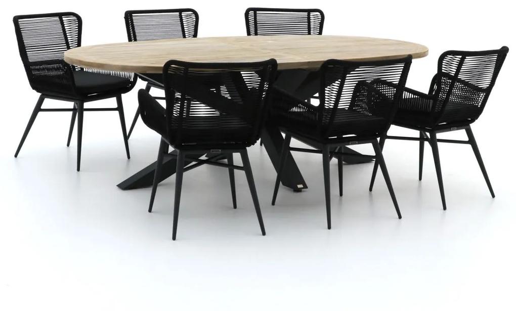 Intenso Variano/Induno Ellips 240cm dining tuinset 7-delig