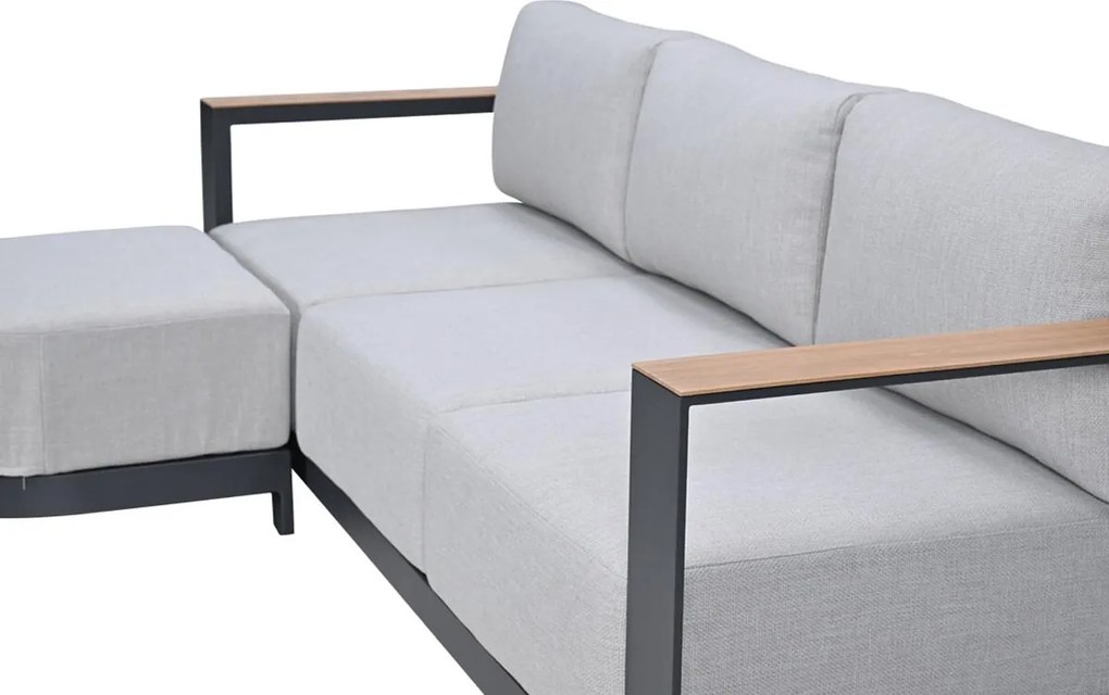 Garden Impressions Malakka loungebank chaise longue - light teak look