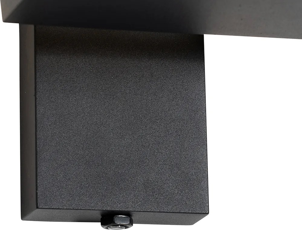 Buiten wandlantaarn zwart incl. LED en schemersensor - Ferdinand