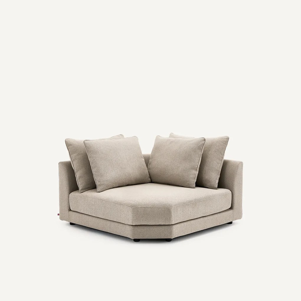 Modulair hoekbank in tweed, TIBERIO
