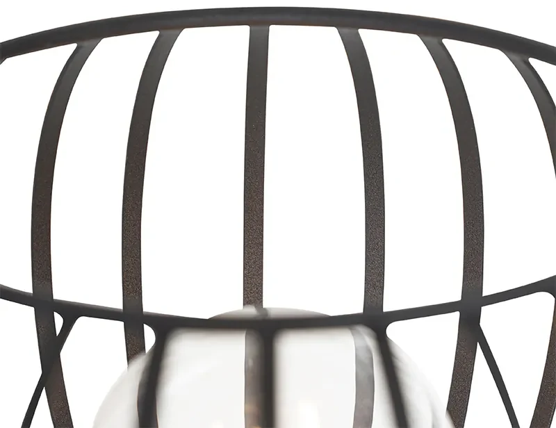 Moderne vloerlamp zwart - Saffira Modern E27 rond Binnenverlichting Lamp