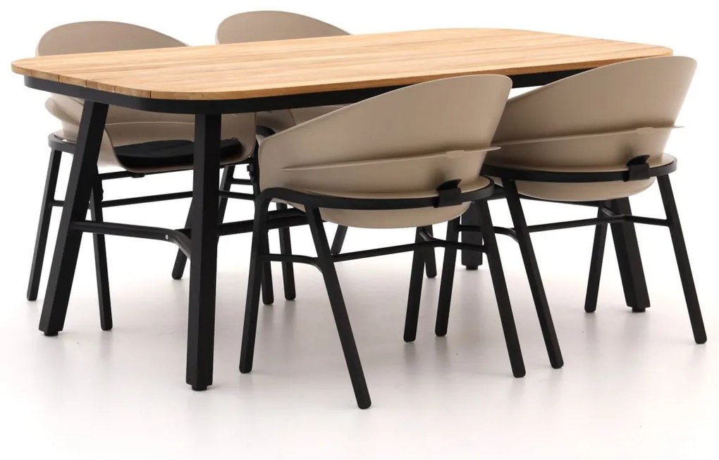 Hartman Tubb dining tuinset 185cm 5-delig verstelbaar