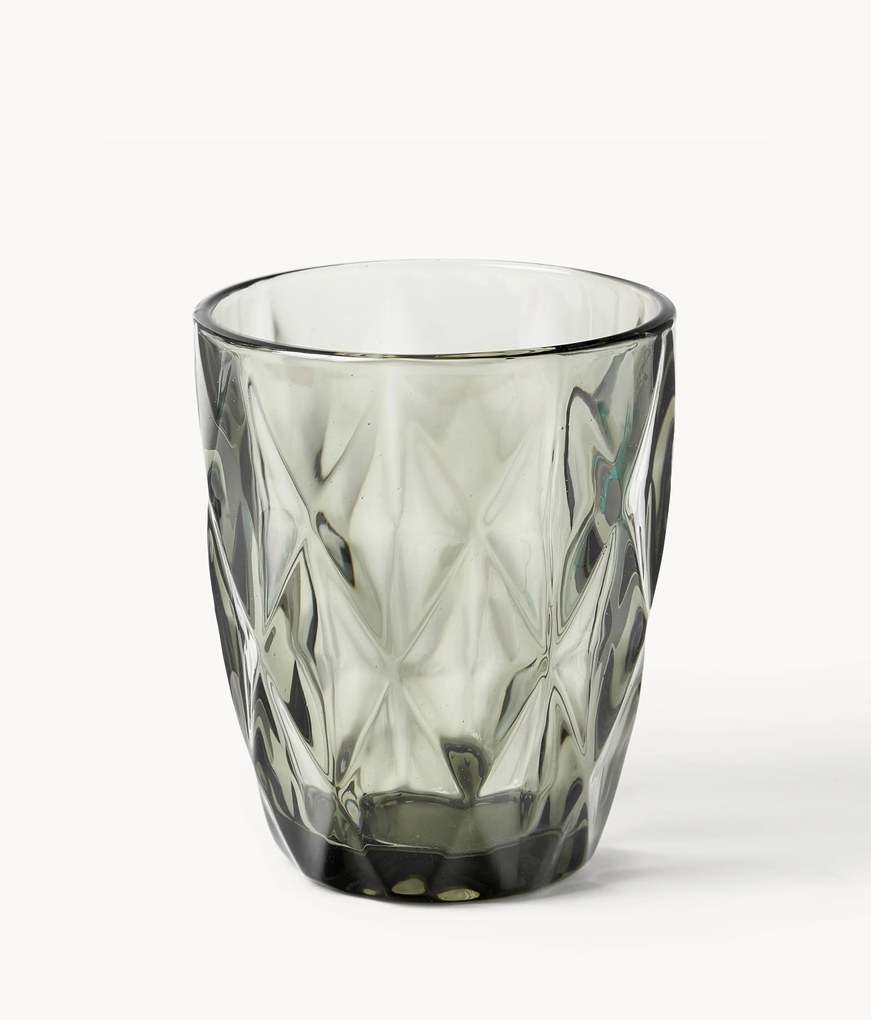 Tumblers Colorado met getextureerd patroon, 4-delig