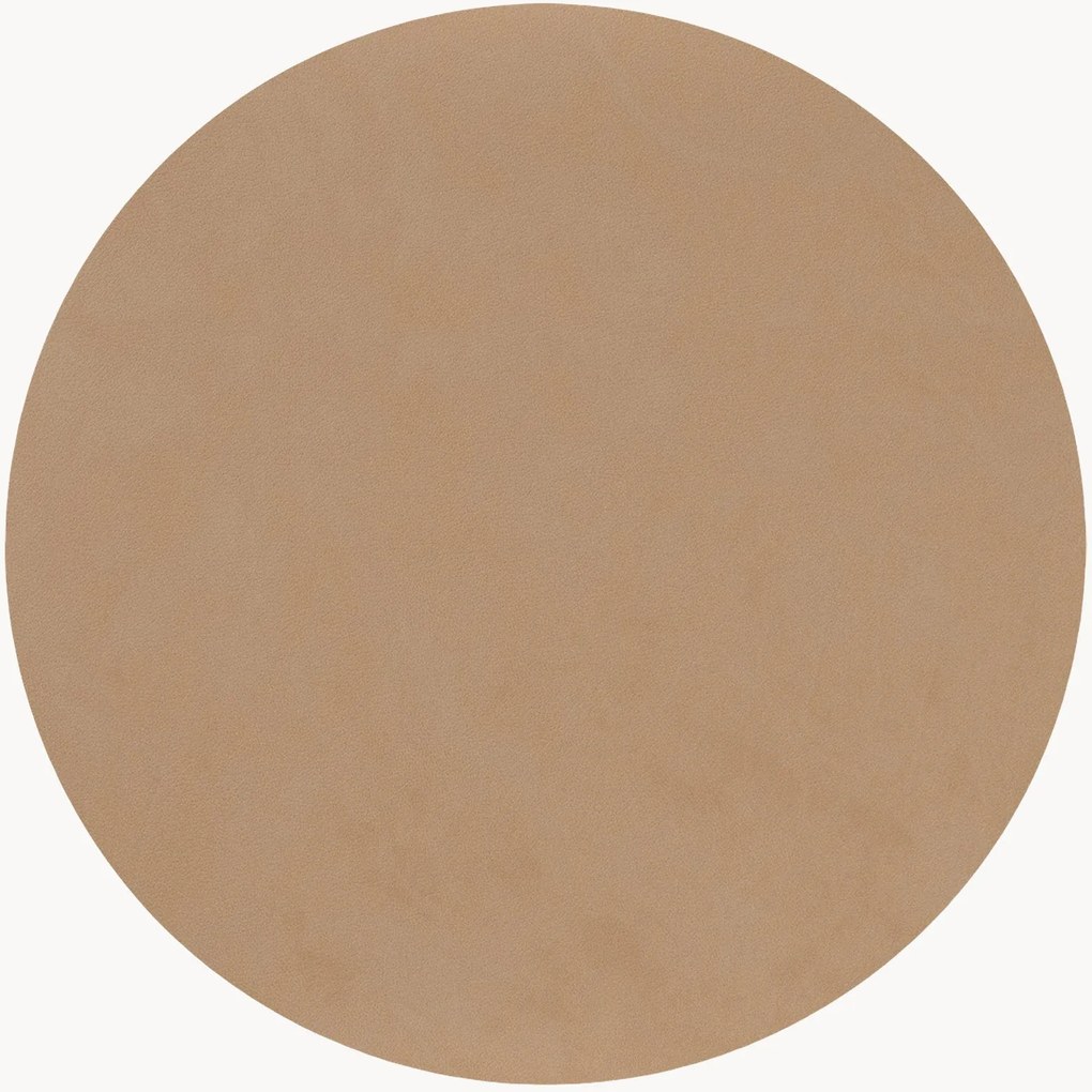 Handgemaakte leren placemats Nupo, 4-delig