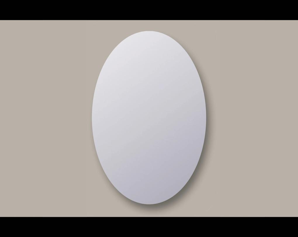 Sanicare Q-mirrors ovale spiegel 120x80cm