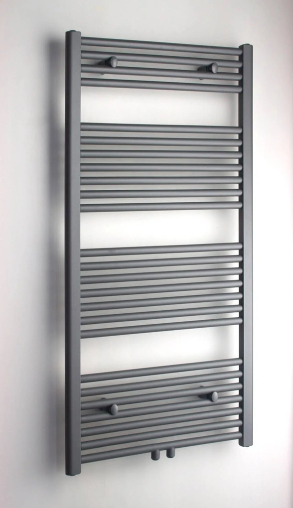 Beaux Rennes handdoekradiator 617W 60x3x120cm mat grijs metallic