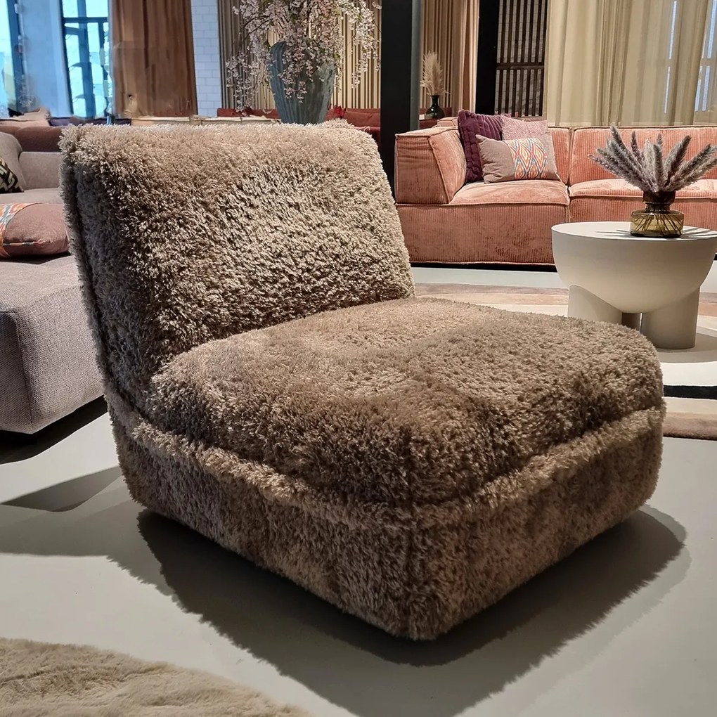 Teddy Fauteuil Zonder Armleuningen Bruin