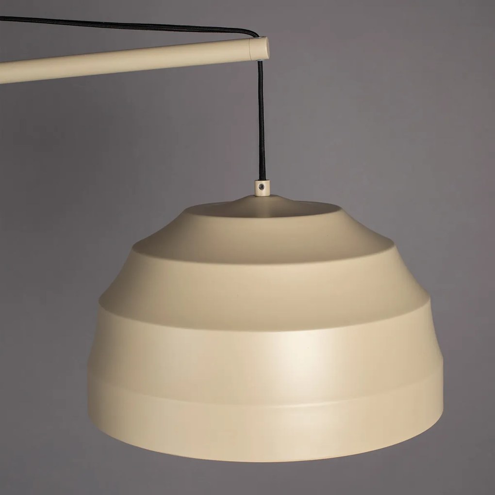 Dutchbone Liwa Design Boogvloerlamp Creme