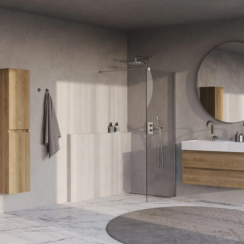 Brauer Oblivion inloopdouche helder glas 70cm chroom
