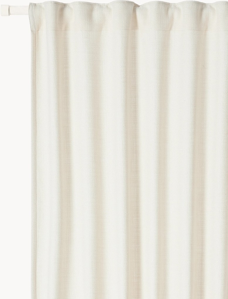 Ondoorzichtige multibandgordijnen Pavla, 2-delig, B 140 cm