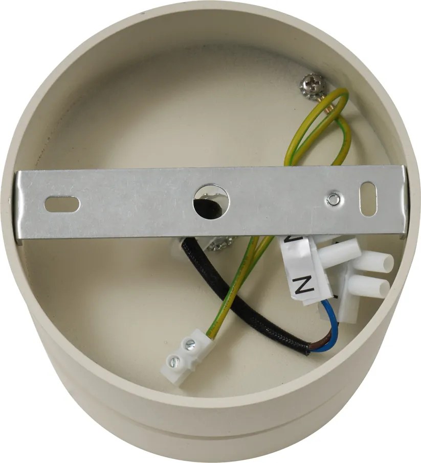 Moderne plafondspot beige G9 rond draai- en kantelbaar - Go Nine