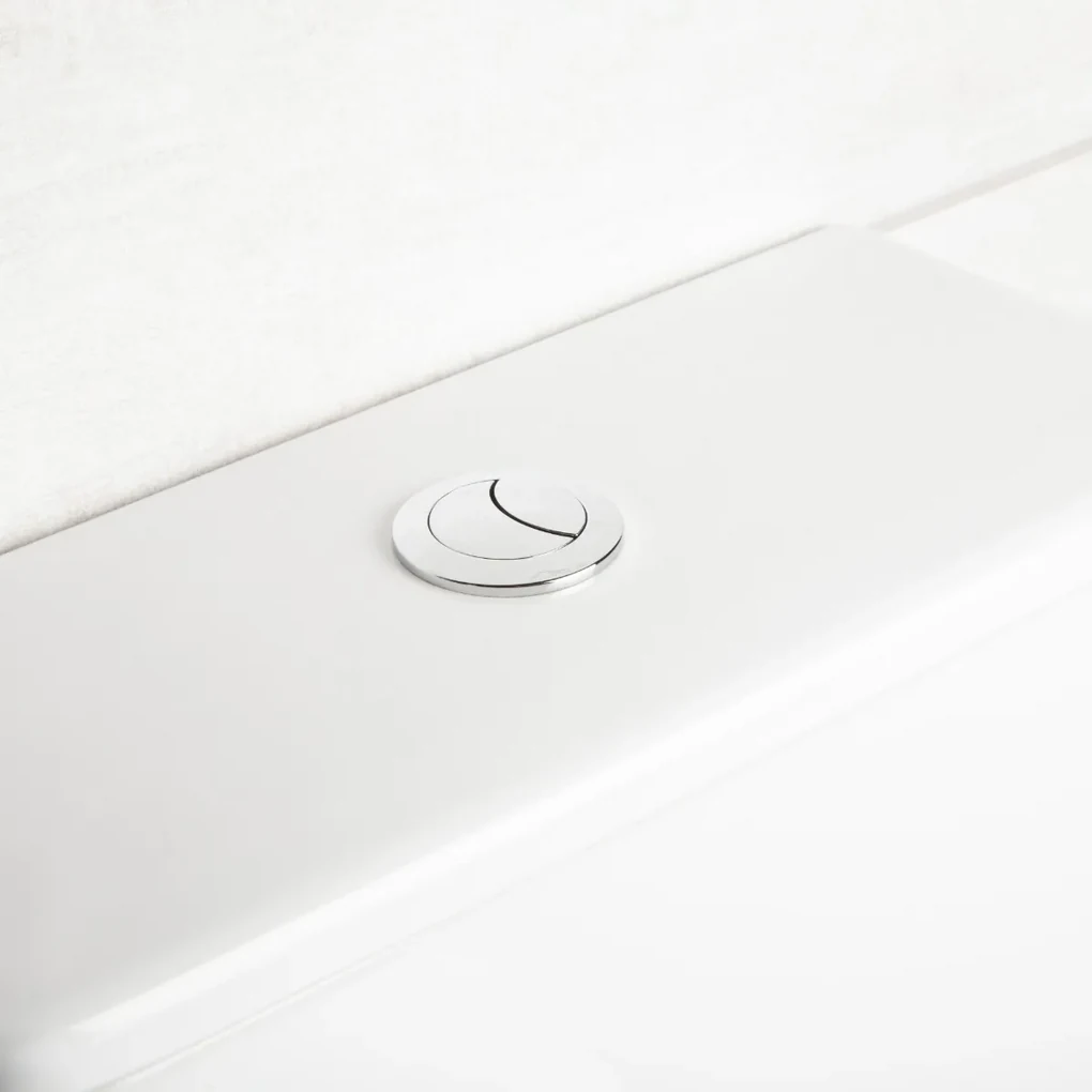 Kerra Kamet randloos staand toilet met softclose zitting wit glans