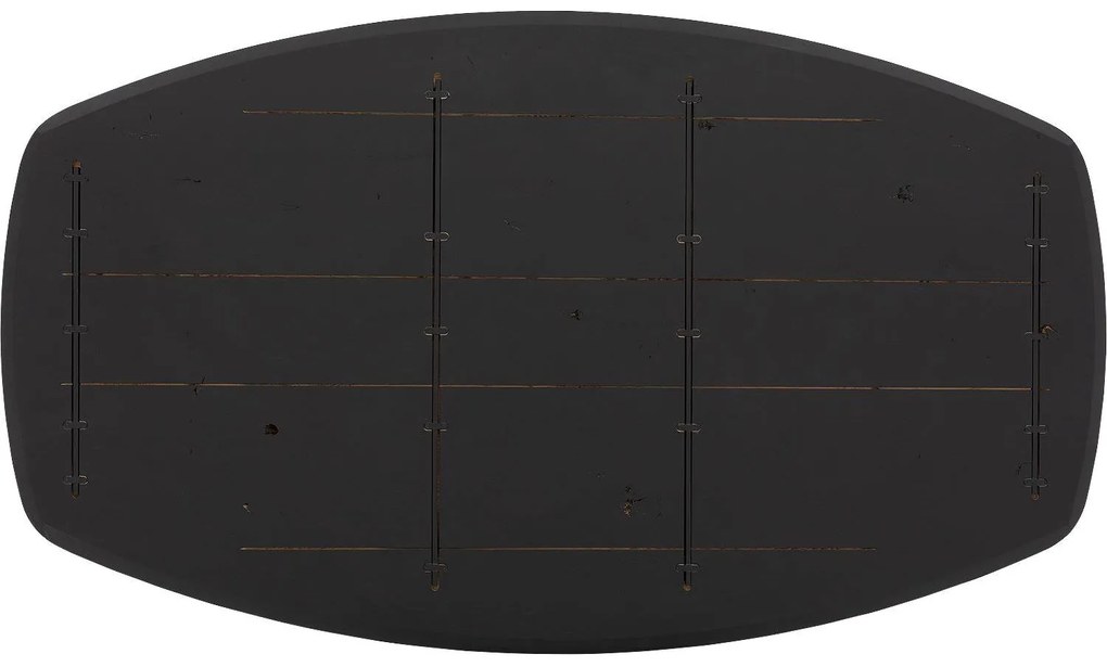 Goossens Excellent Eettafel Floyd, Semi ovaal 200 x 110 cm