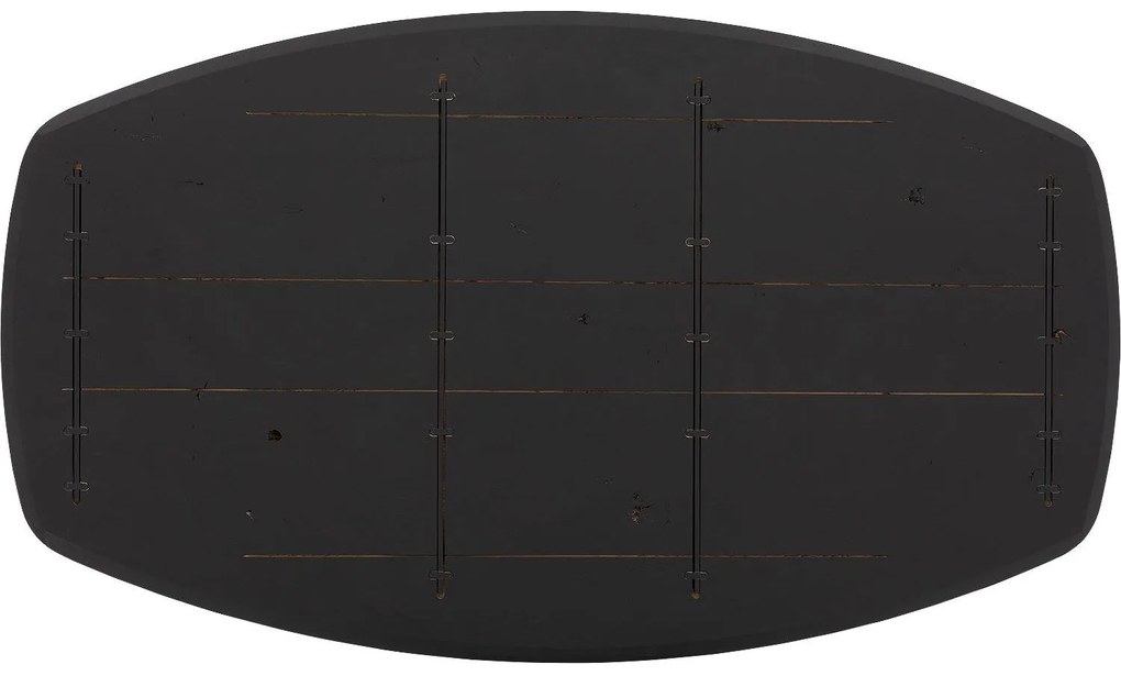 Goossens Excellent Eettafel Uniek, Semi ovaal 200 x 110 cm