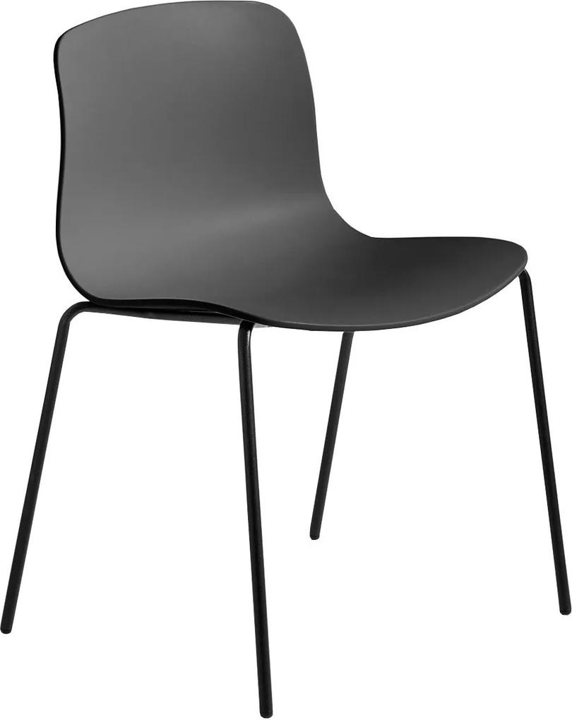 Hay About a Chair AAC16 stoel met zwart onderstel Soft Black