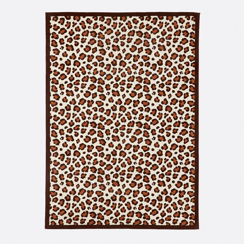 Vloerkleed met luipaardprint, Nimia