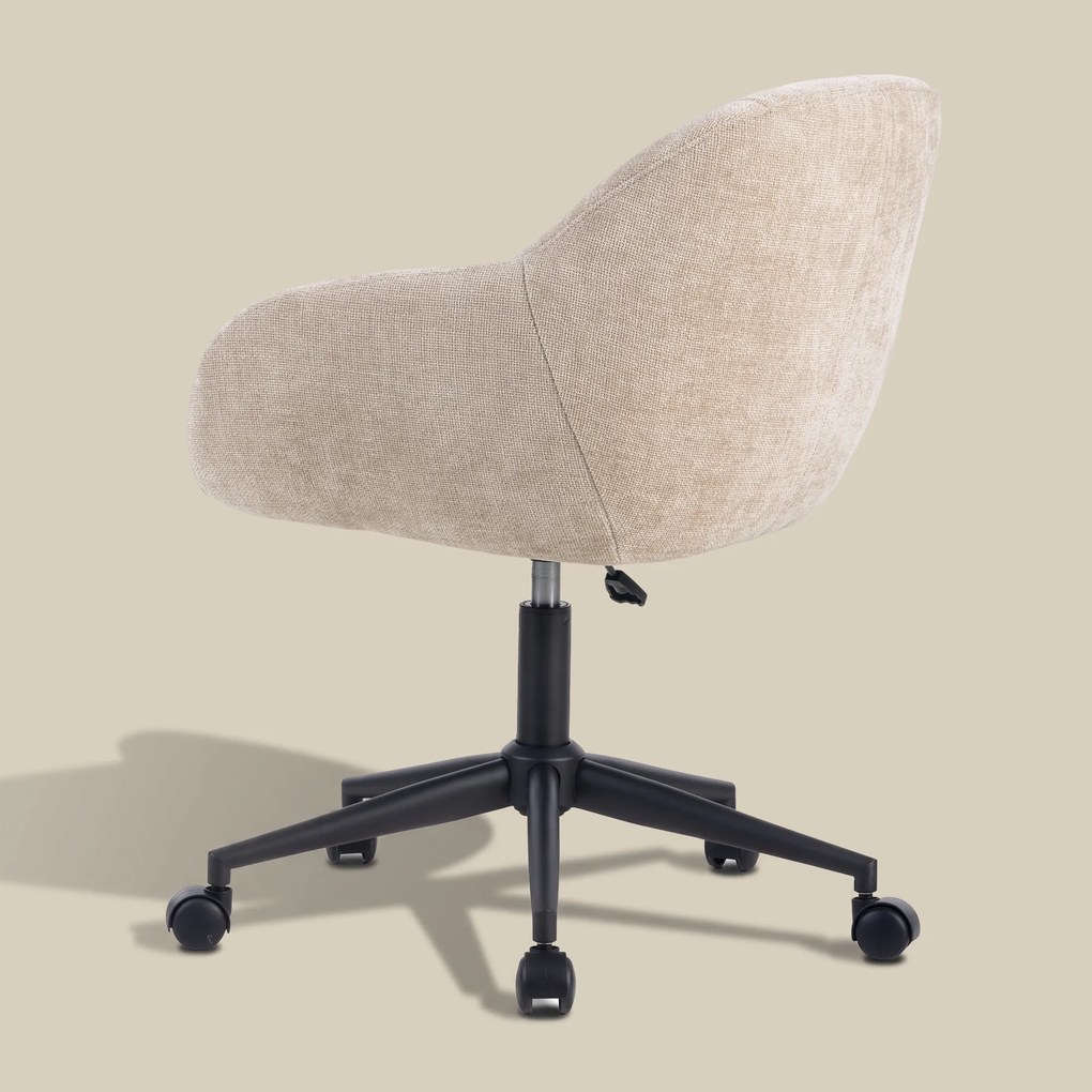 Bureaustoel Beige Stof