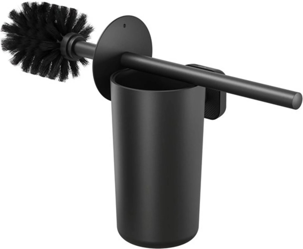 Tiger Carv toiletborstel met deksel 8,8x12,1x39,1cm zwart