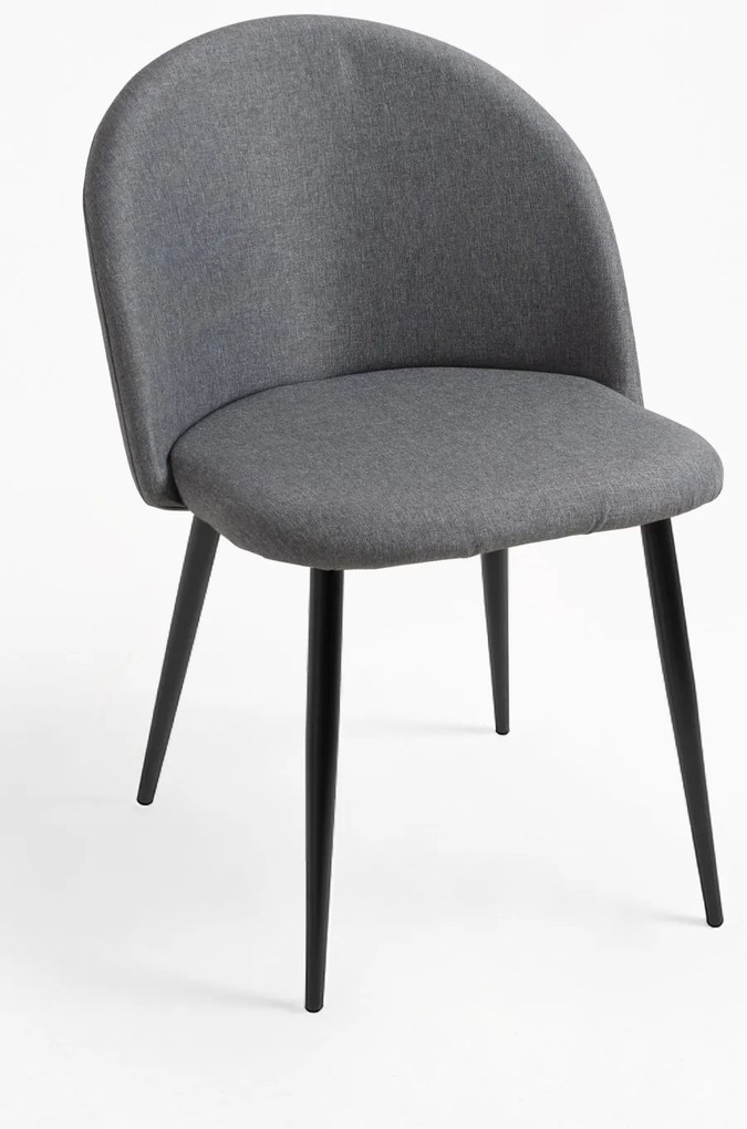 Stoel Black Vint Stof