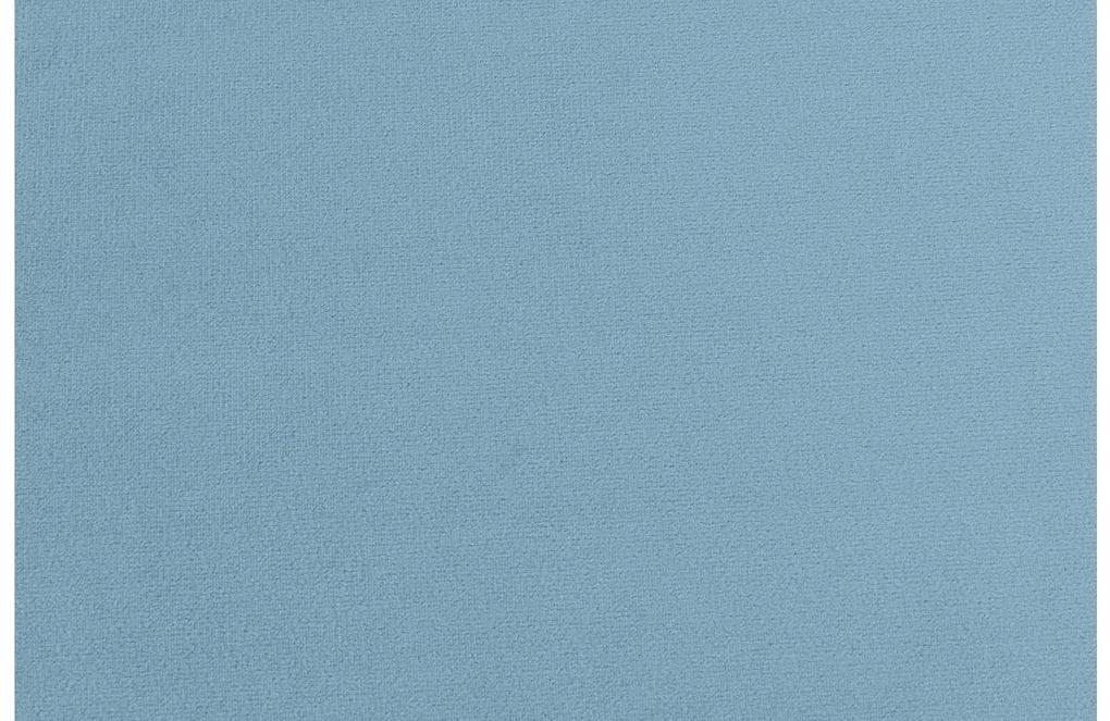Goossens Bank Ragnar blauw, stof, 4-zits, modern design