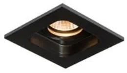 BWS Inbouwspot LED Kiana 1 10x10x9cm 6.8W 575L 20° Vierkant Aluminium Zwart