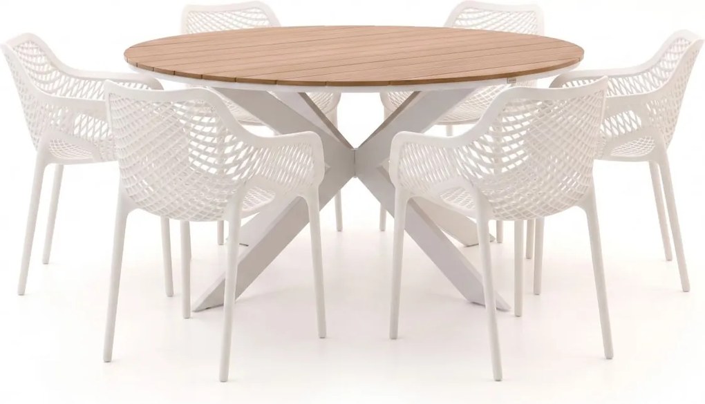 Diningset Forza  | 6 personen | Tuinset polywood | 7-delig | Kees Smit Tuinmeubelen