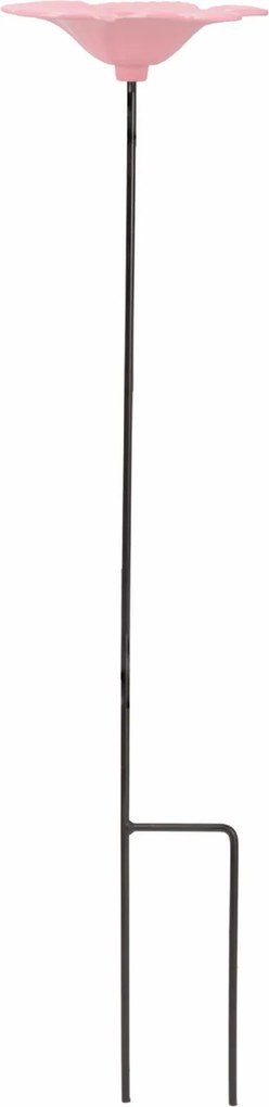 Bûten Gift Feeder Stake Malva Vogelvoederschaal - 72 cm - Roze - Metaal