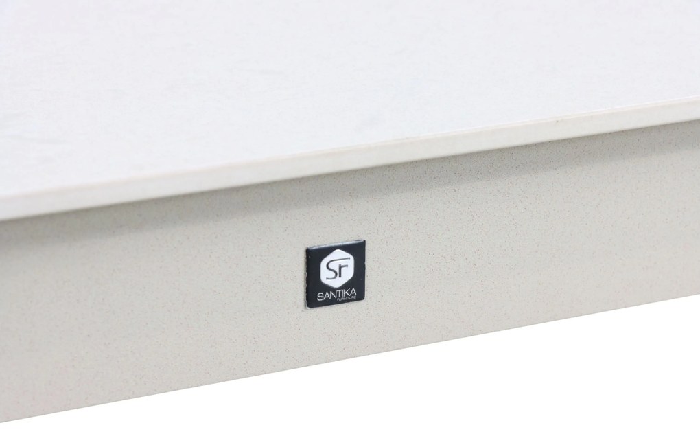 Stoel en Bank Loungeset 2 personen Aluminium/rope Taupe  Santika Furniture Santika