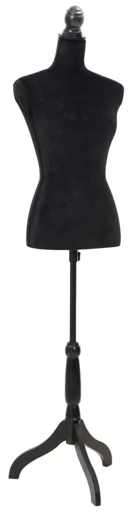vidaXL Etalagepop torso vrouw zwart