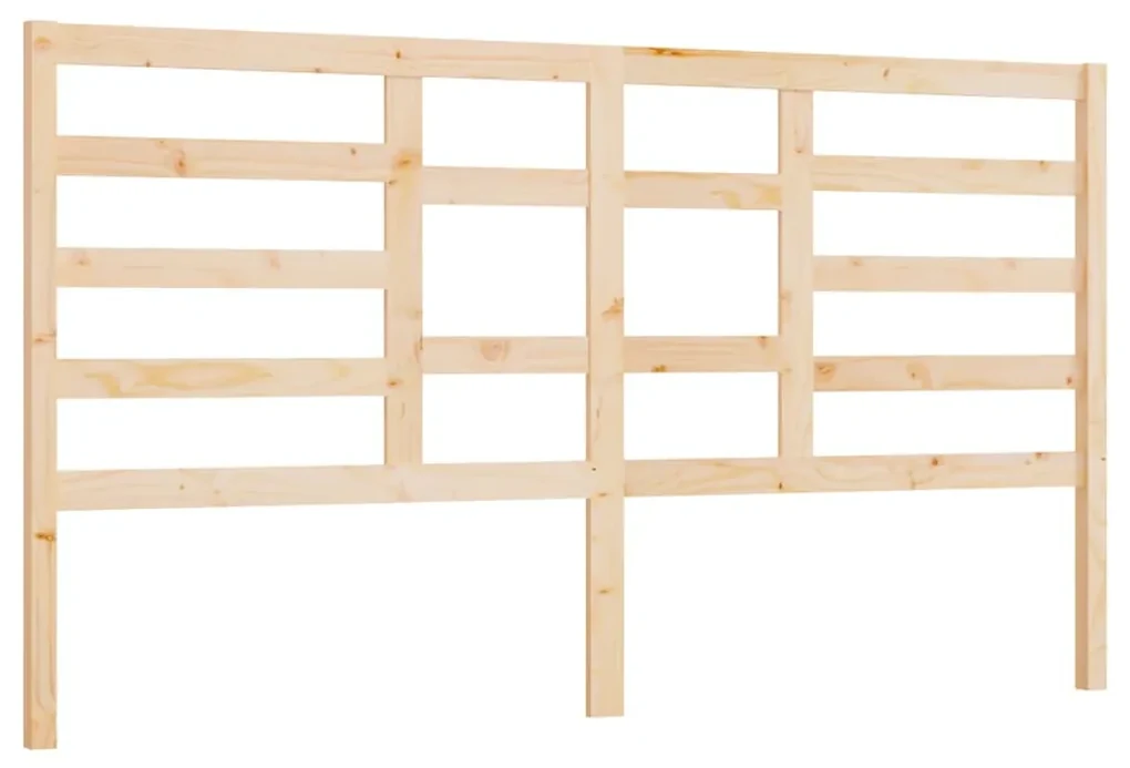 vidaXL Hoofdbord 186x4x104 cm massief grenenhout