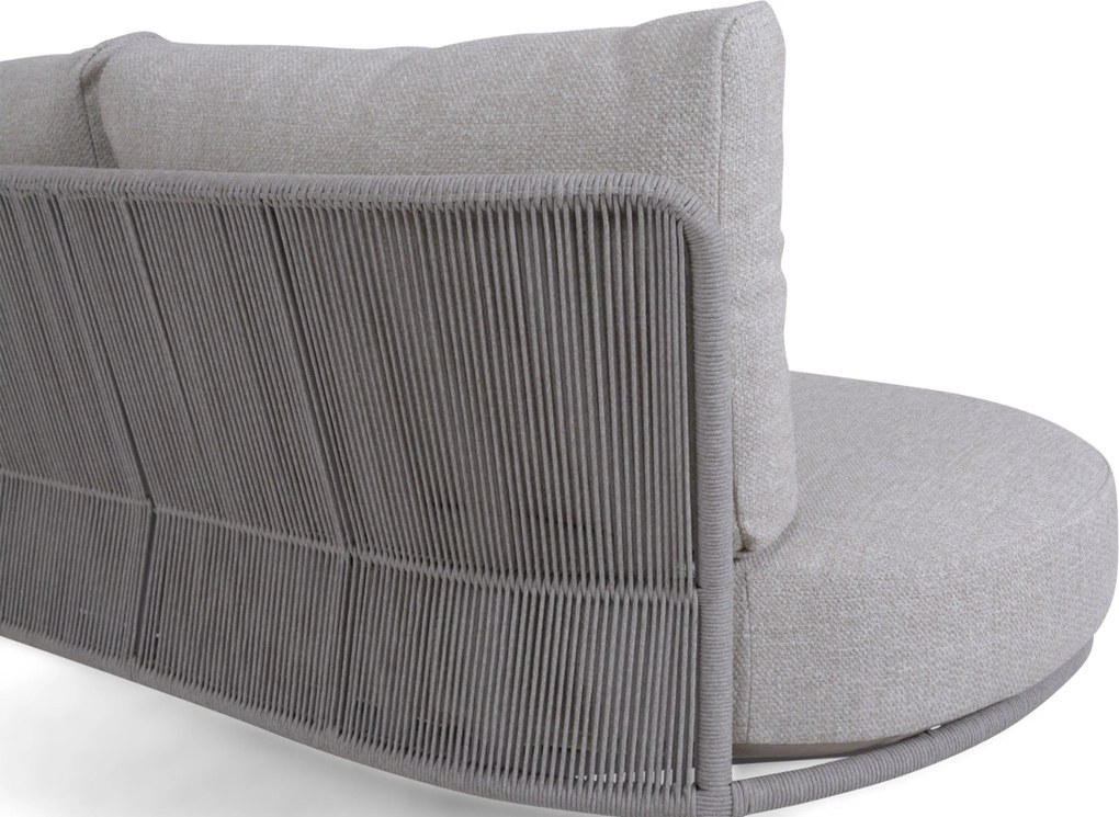 Hoek loungeset 5 personen Rope Grijs  4 Seasons Outdoor Florence/Riah