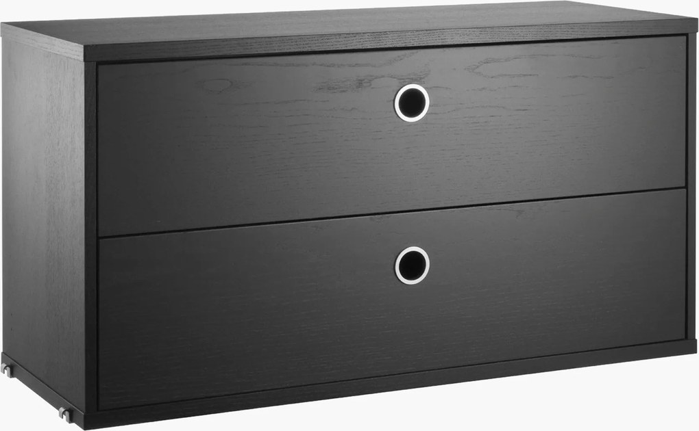 Kast String System met lades, B 78 x D 30 cm