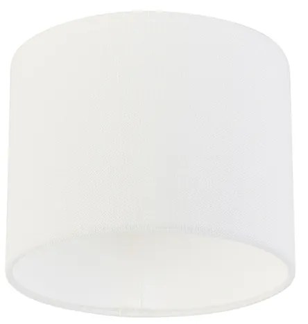 Katoenen lampenkap wit 18/18/14
